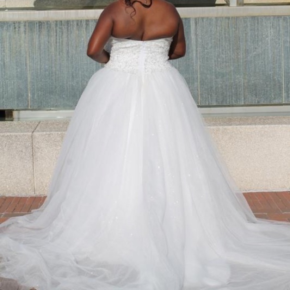 Davids Bridal size 14 wedding gown
